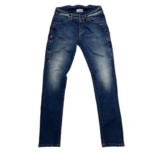 Maloja Blutwurzm Pants Jeans Denim Commuter Outdoor German Gorp Core Unisex 27 - Picture 1 of 16